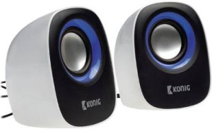 Altavoces estéreo 2.0 Konig CS20SPS 100 Azul