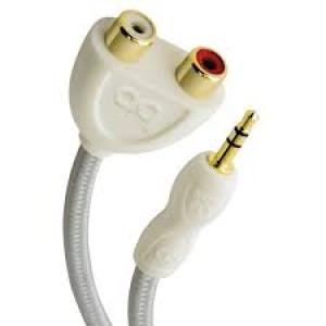 AudioQuest FLX-Mini/RCA Adaptor (3.5mm to 2 Female RCA) 15cm