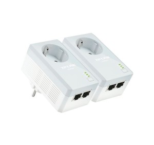 TP-LINK TL-PA4020P KIT AV600 Adaptador Powerline 2 puertos con zócalo VER.2