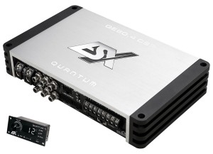 ESX QE80.4DSP Four-Channel Class D Car Amplifier, 4 x 80 Watts