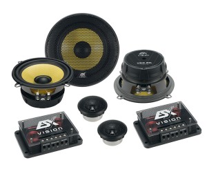 ESX Vision VE5.2C Set di auto a due vie sdoppiate 5.25, 100WRMS