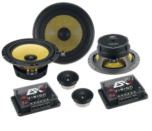 ESX Vision VE6.2C MkII Set di auto a due vie 6.5, 125 WRMS