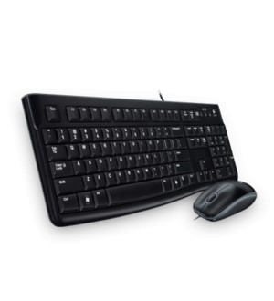 Set tastiera e mouse cablati Logitech Desktop MK120