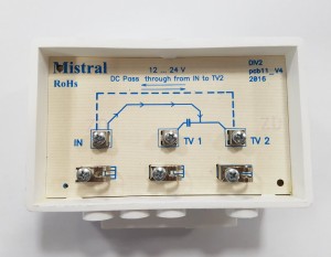 Mistral DIV2 0207 Διακλαδωτής Ιστού 2 Εξόδων