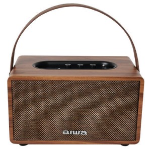 Aiwa MIX150/BR Retro Plus Bluetooth Speaker 80W with Battery Life up to 14 hours Brown