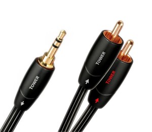 AudioQuest Tower Mini jack 3.5mm> 2x RCA M / M Length 0.6m