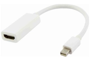 Powertech CAB-DP007 mini DisplayPort macho - DisplayPort hembra