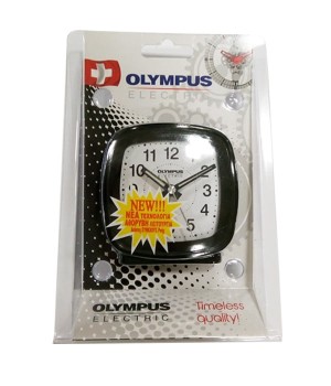 Olympus OL-816SP Ρολόι Ξυπνητήρι Αθόρυβης Λειτουργίας Μαύρο
