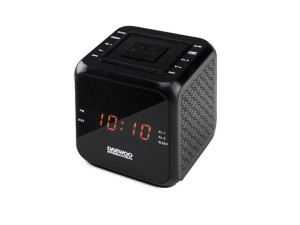 Daewoo DCR-450 Schwarz Radio / Uhr-Wecker