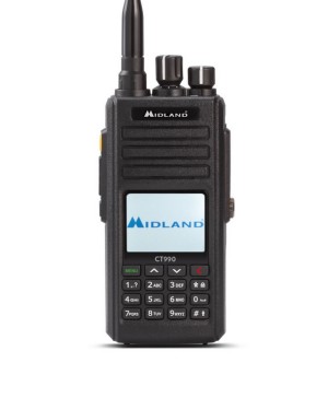 Midland CT990 Dual Band Αδιάβροχος Πομποδέκτης VHF-UHF 10 WATT