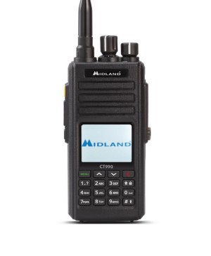 Midland CT990 Transceptor impermeable de doble banda VHF-UHF 10 WATT