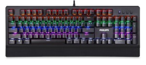 Teclado mecánico para juegos con cable PHILIPS SPK8403-BK