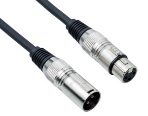 BESPECO IROMB1000BK Microphone cable 10m XLR-XLR