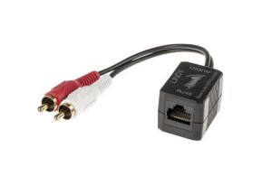 Extensor de audio LINDY 70460 con cable UTP hasta 100M