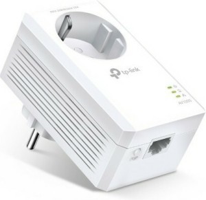 TP-LINK TL-PA7017P v1 Powerline für kabelgebundene Verbindung mit Passthrough-Buchse und Gigabit-Ethernet-Port