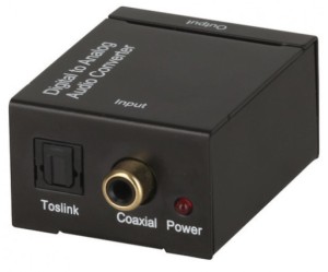 VD-273 Audio Converter, Optical fiber to analog L / R audio RCA