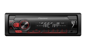 Pioneer MVH-S120UB USB / AUX Radio mit Rotlicht 4x50 Watt