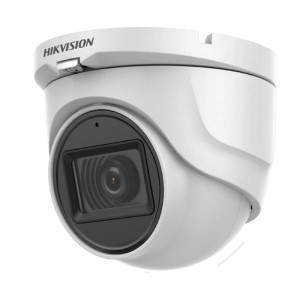 Hikvision DS-2CE76D0T-ITMFS Camera HDTVI 1080p Flashlight 2.8mm, Mic - Audio Over Coax