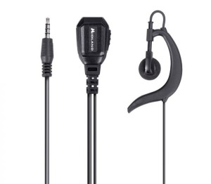 Midland MA21-777 PRO (C1437) Silicone microphone with PTT and 1-Pin socket