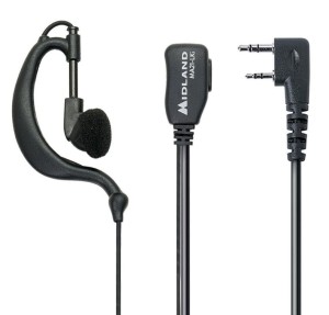 Midland MA21-LKi Auriculares manos libres con solapa y PTT