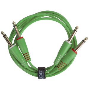 U97004GR Ultimate Audio Cable Set 1/4 Jack - 1/4 Jack Green Straight 3m