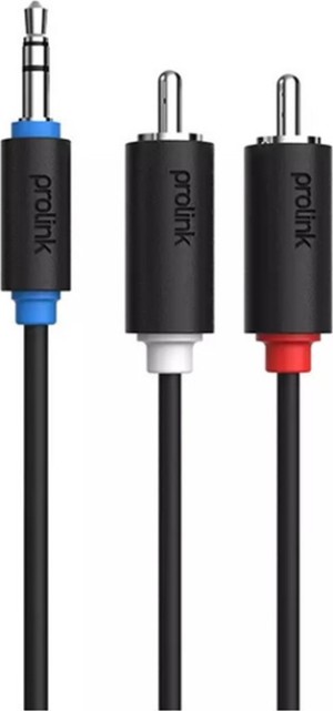 Prolink Καλώδιο Ήχου 3.5mm male - RCA male Μαύρο 5m PB1030500