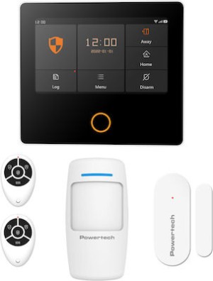 POWERTECH ασύρματο σύστημα συναγερμού PT-1125, αφής, Wi-Fi, 2G, TUYA