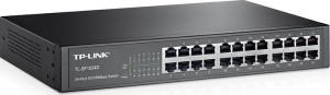 TP-LINK Desktop Switch TL-TL-SF1024D, 10/100Mbps, 24 Ports, Ver. 3.0