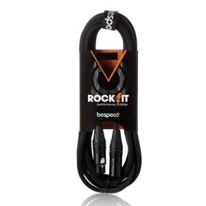 BESPECO ΚΑΛΩΔΙΟ MIC XLR / XLR 6M ROCKIT STRIPED SERIES