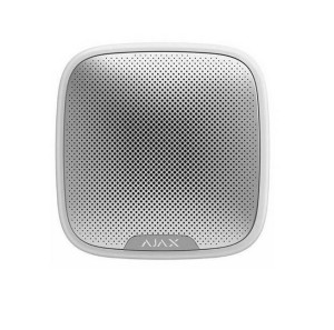 Ajax Street Siren White Wireless Outdoor Siren