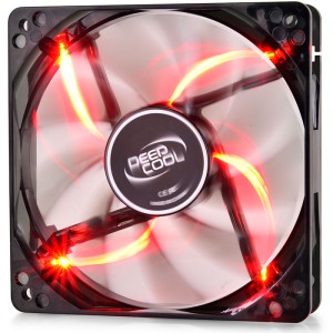 DEEPCOOL WINDBLADE 120 ROT KÜHLLÜFTER 120mm ROTE LED