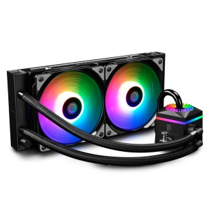 DEEPCOOL CAPTAIN 240 PRO AGREGUE UN ENFRIADOR DE CPU DE AGUA RGB - UNIVERSAL (INTEL & AMD)