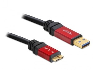 DeLock 82763 USB 3.0 Type AB Micro 5m cable