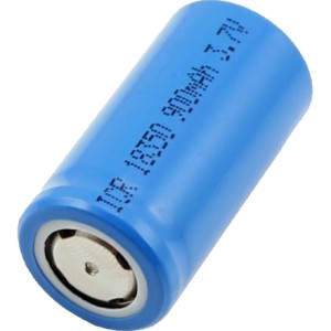 0214 Ioni di litio ICR18350 3,7V 900mAh