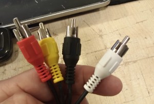 Καλώδιο AV 4x RCA Αρσενικό σε 4x RCA Αρσενικό (Composite Video & Audio) Μαύρο 5m