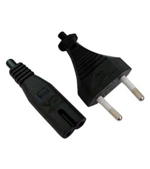 ΚΑΛΩΔΙΟ ΤΡΟΦΟΔΟΣΙΑΣ 2X0.5mm² 1.8m ΟΚΤΑΡΑΚΙ ΜΑΥΡΟ OUS