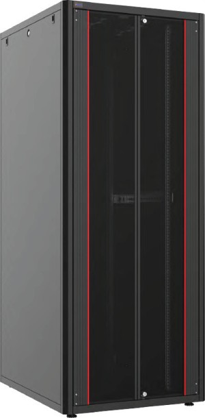 Mirsan GTN42U88.01 Επιδαπέδια καμπίνα 42U με Βάθος 80 cm & Πλατος 80cm Μαύρο