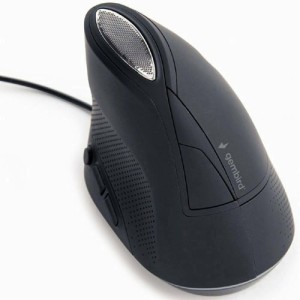 Gembird Ergonomic Vertical Mouse MUS-ERGO-03 - 3200DPI - USB - Space Gray