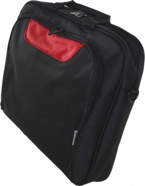 Ca. NBCP15 Umhängetasche / Handtasche für Laptop 15.6 Schwarz / Rot