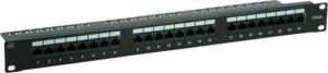 Valor 26.99.0362-5 Patch Panel 19 Cat6 UTP con 24 Puertos Negro