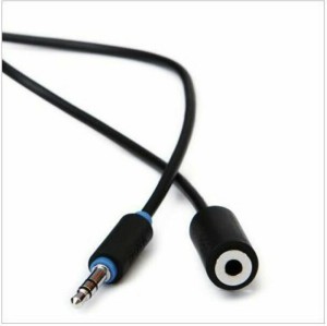 Prolink Καλώδιο Ήχου 3.5mm male - 3.5mm female Μαύρο 1.5m PB106-0150