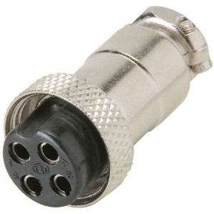 OEM, CN 033-4P, Connector Μικροφώνου VHF-UHF 4-pin Θηλυκό