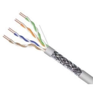LAN CABLE CAT7 SFTP 4P SOLID LSFRZH BC 1000m AMP TYC