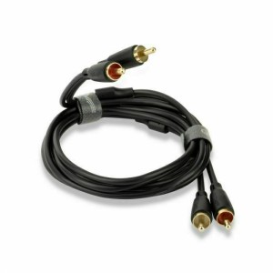 Cable QED 2x RCA macho - 2x RCA macho 1.5m (QE8104)