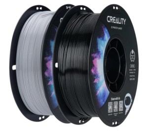 Creality CR-PETG Value Pack 2kg - Black & Gray 3D Printer Filament (Black+Grey)
