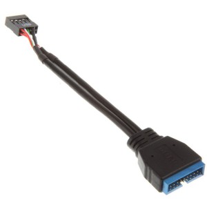 AKYGA AK-CA-28 ADATTATORE DA USB 2.0 A USB 3.0 (MASCHIO / FEMMINA)