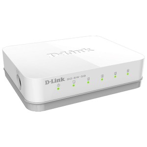 INTERRUPTOR DE 5 PUERTOS D-LINK GO-SW-5G GIGABIT ETHERNET