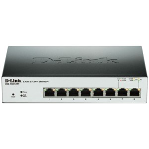 D-LINK DGS-1100-08P POE CONMUTADOR GIGABIT ETHERNET DE 8 PUERTOS ADMINISTRADO INTELIGENTE (ESCRITORIO)