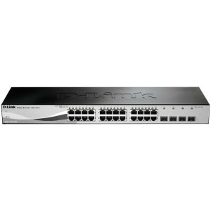 D-LINK DGS-1210-28 INTERRUPTOR GIGABIT METRO ETHERNET DE 24 PUERTOS + 4 PUERTOS SFP (MONTAJE EN RACK)