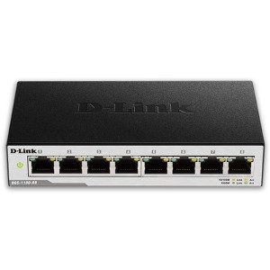 INTERRUPTOR INTELIGENTE DE 1100 PUERTOS D-LINK DGS-08-8 GIGABIT